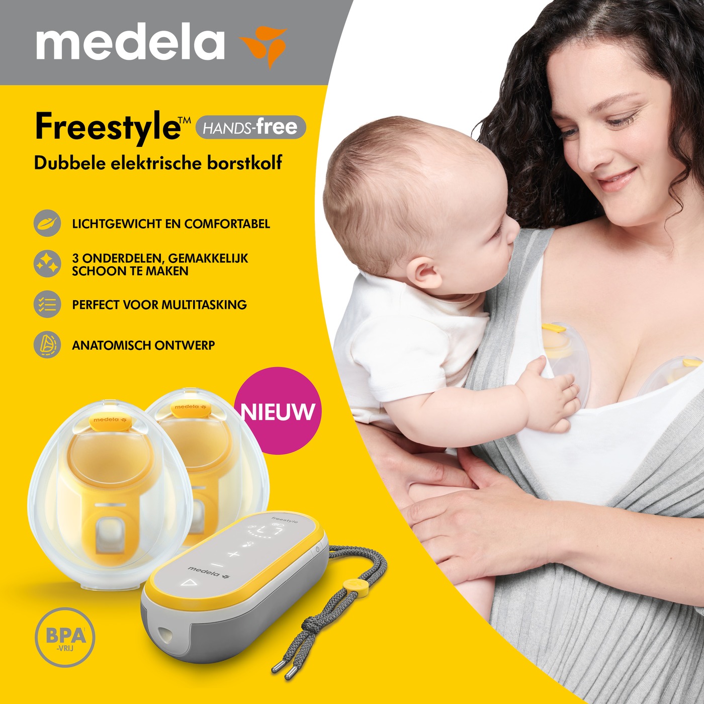 bevolking Peregrination account Medela Freestyle hands-free elektrische borstkolf bij Mamado